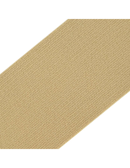 Tappeti per scale 15 pz 76 x 20 cm Beige Poliestere