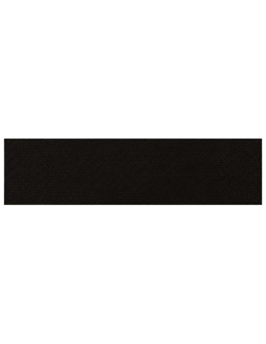 Tappeti per scale 15 pz 76 x 20 cm Nero Poliestere Rettangolare