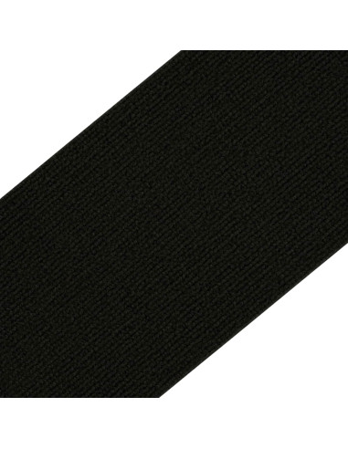 Tappeti per scale 15 pz 76 x 20 cm Nero Poliestere Rettangolare