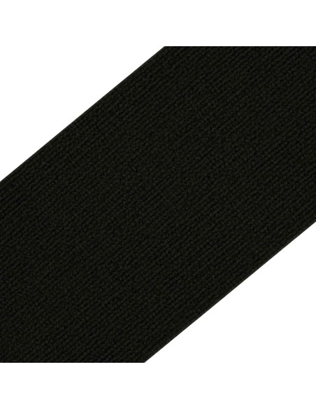 Tappeti per scale 15 pz 76 x 20 cm Nero Poliestere Rettangolare