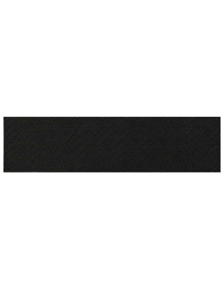 Tappeti per scale 15 pz 76 x 20 cm Grigio Scuro Poliestere