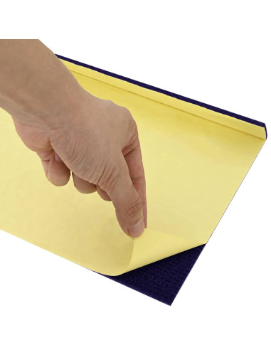 Tappeti per scale 15 pz 65 x 21 x 4 cm Blu Poliestere