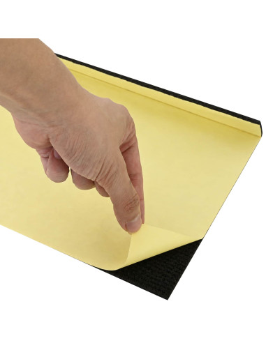 Tappeti per scale 15 pz 65 x 21 x 4 cm Nero Poliestere