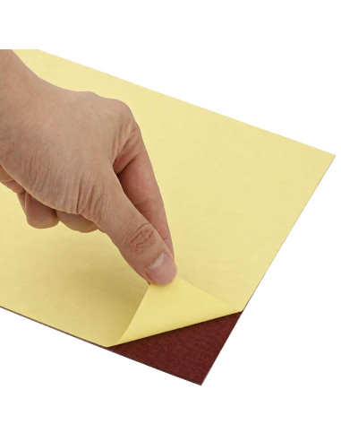 Tappeti per scale 15 pz 76 x 20 cm Borgogna Poliestere