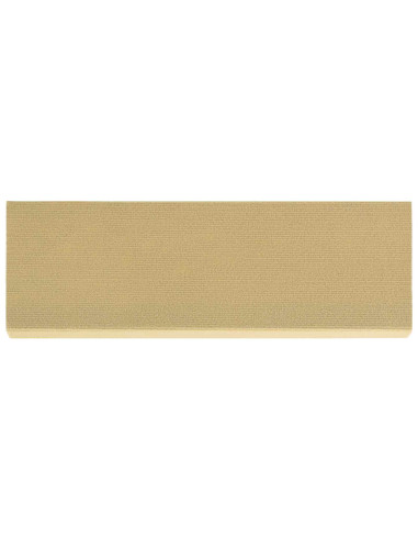 Tappeti per scale 15 pz 65 x 21 x 4 cm Beige Poliestere