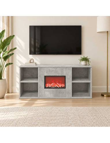 Caminetto elettrico Cemento 100 x 37 x 45,5 cm
