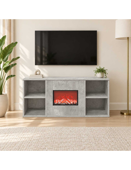 Caminetto elettrico Cemento 100 x 37 x 45,5 cm