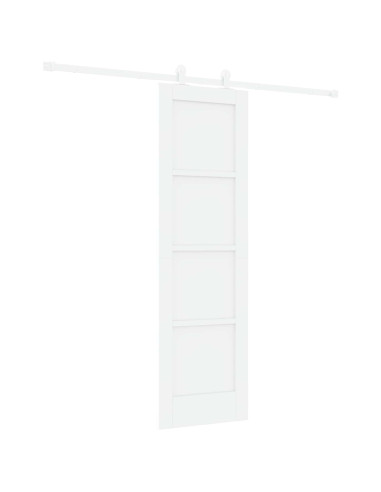 Porta scorrevole 61 x 198,5 cm Legno ingegnerizzato Bianco