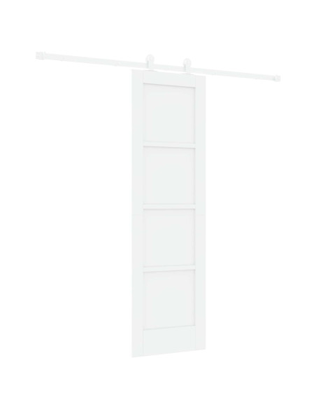 Porta scorrevole 61 x 198,5 cm Legno ingegnerizzato Bianco