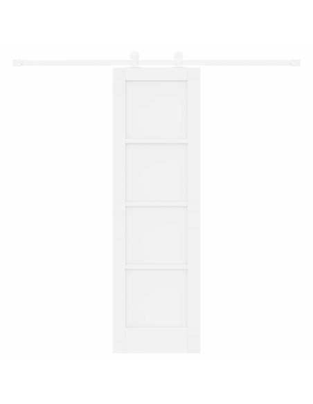 Porta scorrevole 61 x 198,5 cm Legno ingegnerizzato Bianco