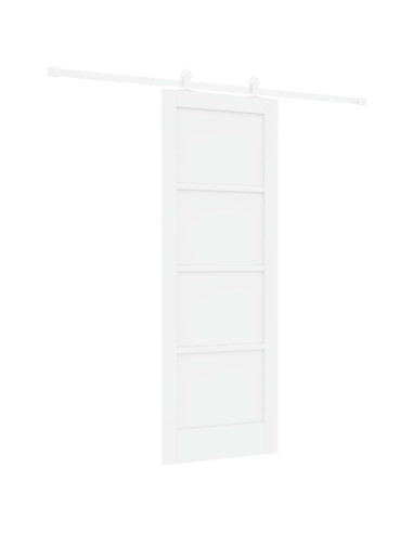 Porta scorrevole 73,5 x 198,5 cm Legno ingegnerizzato Bianco