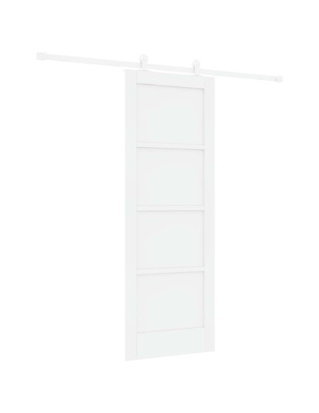 Porta scorrevole 73,5 x 198,5 cm Legno ingegnerizzato Bianco