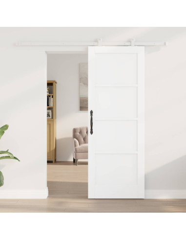 Porta scorrevole 73,5 x 198,5 cm Legno ingegnerizzato Bianco