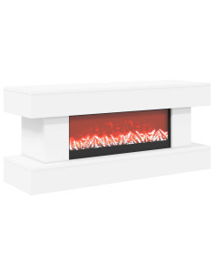 Caminetto elettrico Bianco 100 x 30 x 44 cm 2