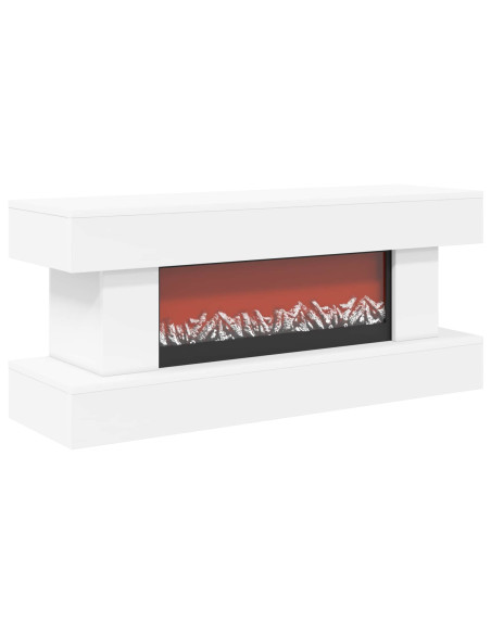 Caminetto elettrico Bianco 100 x 30 x 44 cm