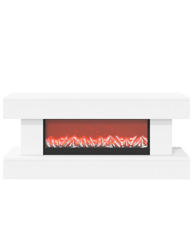 Caminetto elettrico Bianco 100 x 30 x 44 cm