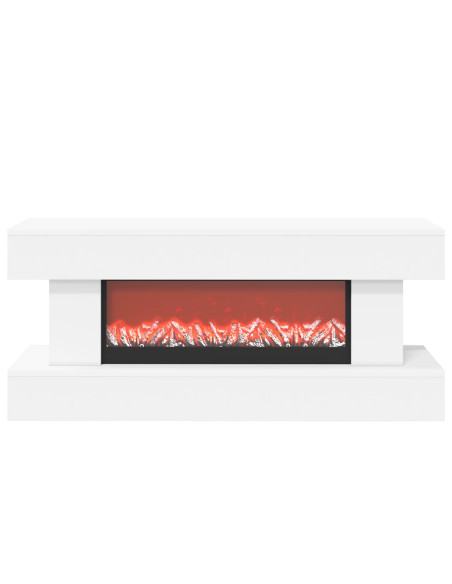 Caminetto elettrico Bianco 100 x 30 x 44 cm