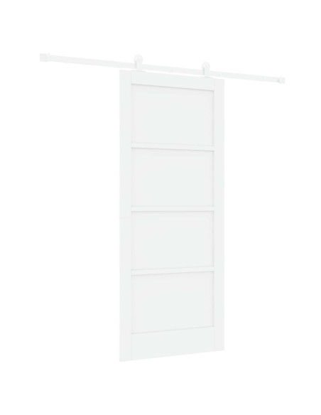 Porta scorrevole 86 x 198,5 cm Legno ingegnerizzato Bianco