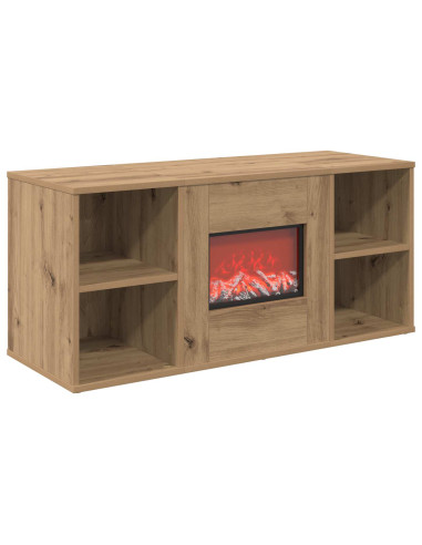 Caminetto elettrico Rovere Artigianale 100 x 37 x 45,5 cm