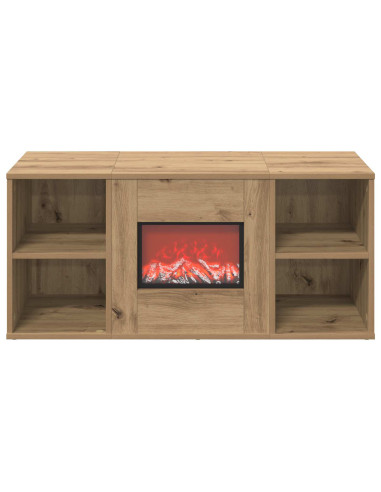 Caminetto elettrico Rovere Artigianale 100 x 37 x 45,5 cm