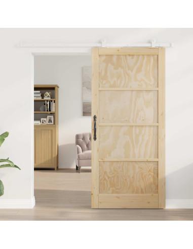 Porta scorrevole 93 x 202 cm Legno ingegnerizzato