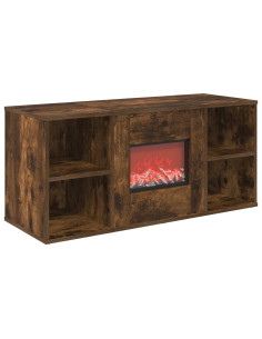 Caminetto elettrico Rovere Fumo 100 x 37 x 45,5 cm 2