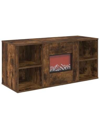 Caminetto elettrico Rovere Fumo 100 x 37 x 45,5 cm