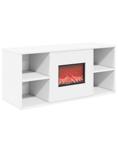 Caminetto elettrico Bianco 100 x 37 x 45,5 cm 2