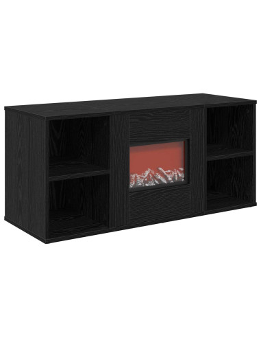 Caminetto elettrico Rovere Nero 100 x 37 x 45,5 cm