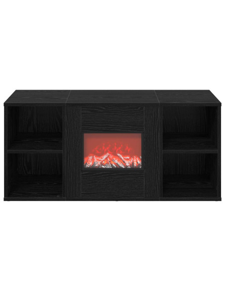 Caminetto elettrico Rovere Nero 100 x 37 x 45,5 cm