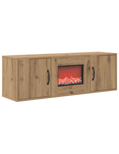 Caminetto elettrico Rovere Artigianale 110 x 30 x 36,5 cm 2