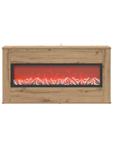 Caminetto elettrico Rovere Artigianale 114 x 18 x 58,5 cm