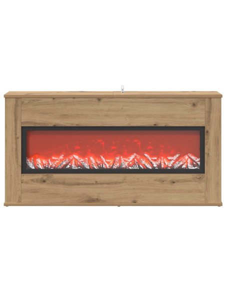 Caminetto elettrico Rovere Artigianale 114 x 18 x 58,5 cm