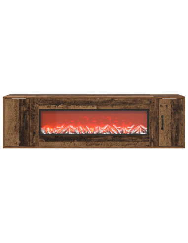 Caminetto elettrico Legno antico 155 x 30 x 44 cm