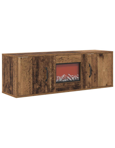 Caminetto elettrico Legno antico 110 x 30 x 36,5 cm