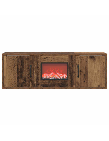 Caminetto elettrico Legno antico 110 x 30 x 36,5 cm