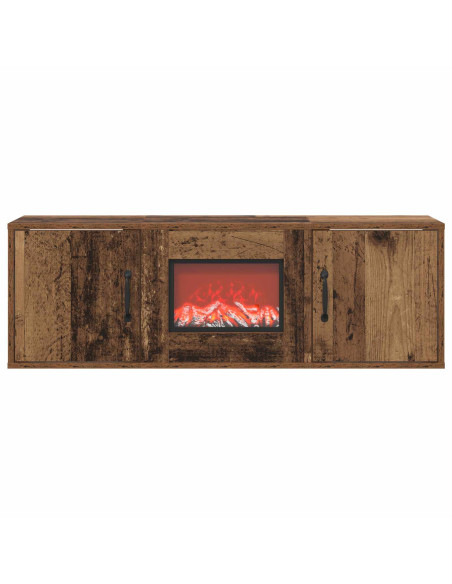 Caminetto elettrico Legno antico 110 x 30 x 36,5 cm