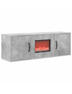 Caminetto elettrico Cemento 110 x 30 x 36,5 cm 2