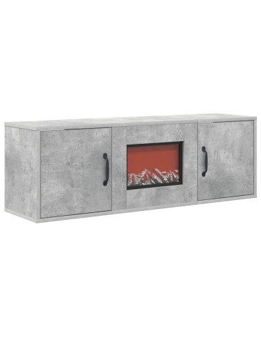 Caminetto elettrico Cemento 110 x 30 x 36,5 cm