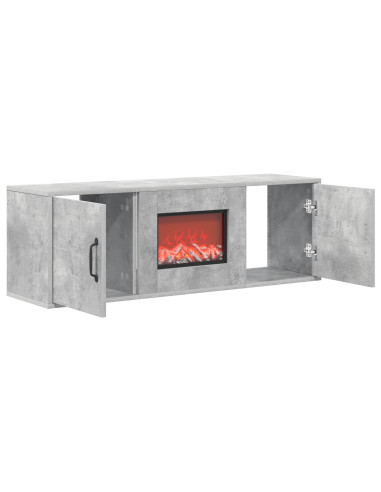 Caminetto elettrico Cemento 110 x 30 x 36,5 cm