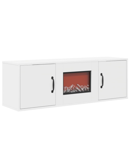 Caminetto elettrico Bianco 110 x 30 x 36,5 cm