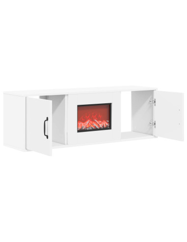 Caminetto elettrico Bianco 110 x 30 x 36,5 cm
