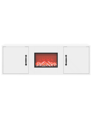 Caminetto elettrico Bianco 110 x 30 x 36,5 cm