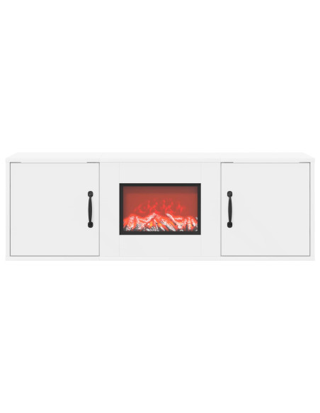 Caminetto elettrico Bianco 110 x 30 x 36,5 cm