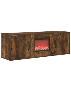 Caminetto elettrico Rovere Fumo 110 x 30 x 36,5 cm 2