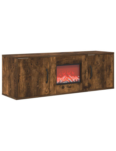 Caminetto elettrico Rovere Fumo 110 x 30 x 36,5 cm