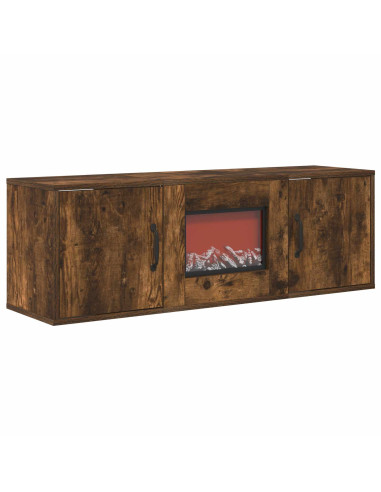 Caminetto elettrico Rovere Fumo 110 x 30 x 36,5 cm