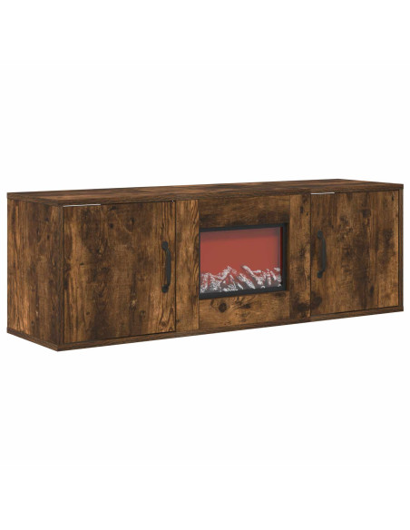 Caminetto elettrico Rovere Fumo 110 x 30 x 36,5 cm