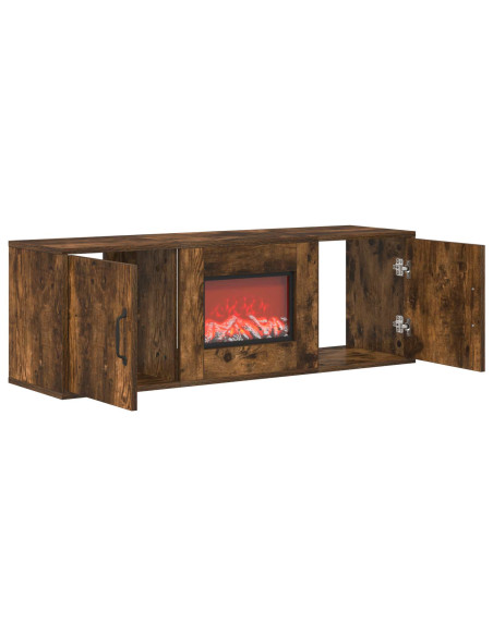 Caminetto elettrico Rovere Fumo 110 x 30 x 36,5 cm