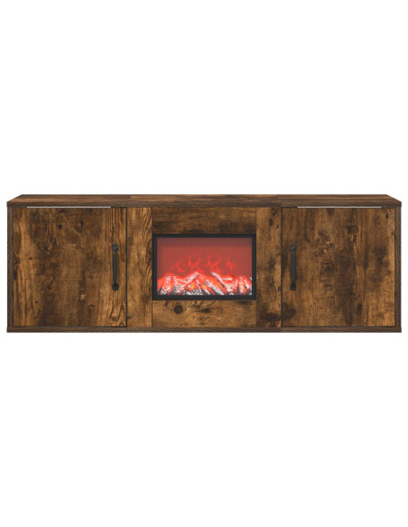 Caminetto elettrico Rovere Fumo 110 x 30 x 36,5 cm